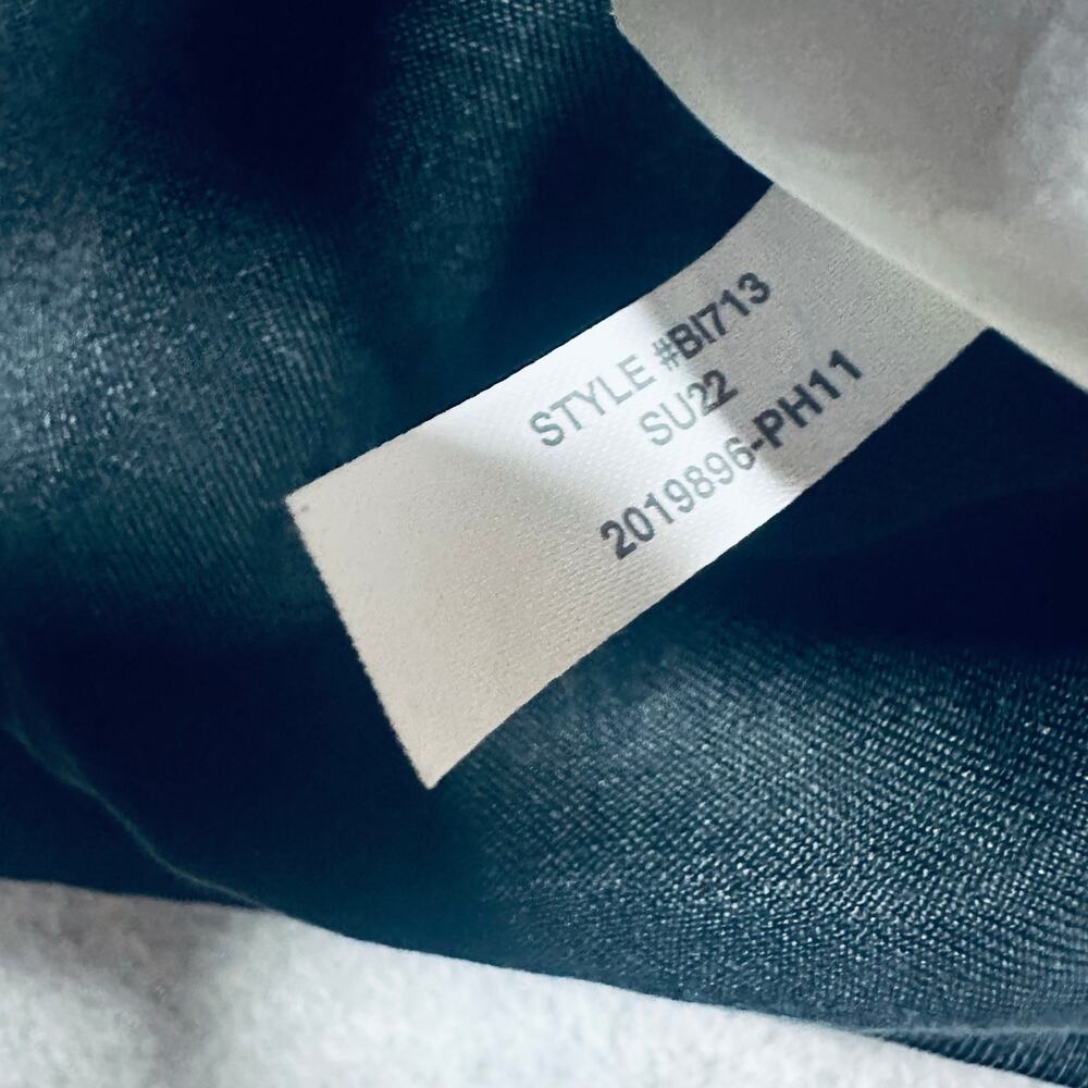 J.Crew Midi Dress Women's Size 6 Black Casual Comfort Sheath Cap Sleeve V-Neck - Picture 7 of 7